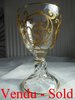 SAINT LOUIS CLUNY GOLD  RARE WATER CRYSTAL GLASS    Stock: 0