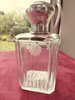 CRYSTAL AND STERLING SILVER PERFUME BOTTLE GRAVOIN 1902