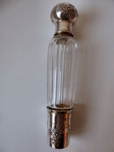 FLACONE in argento e cristallo POT ERNEST PARIS 1904