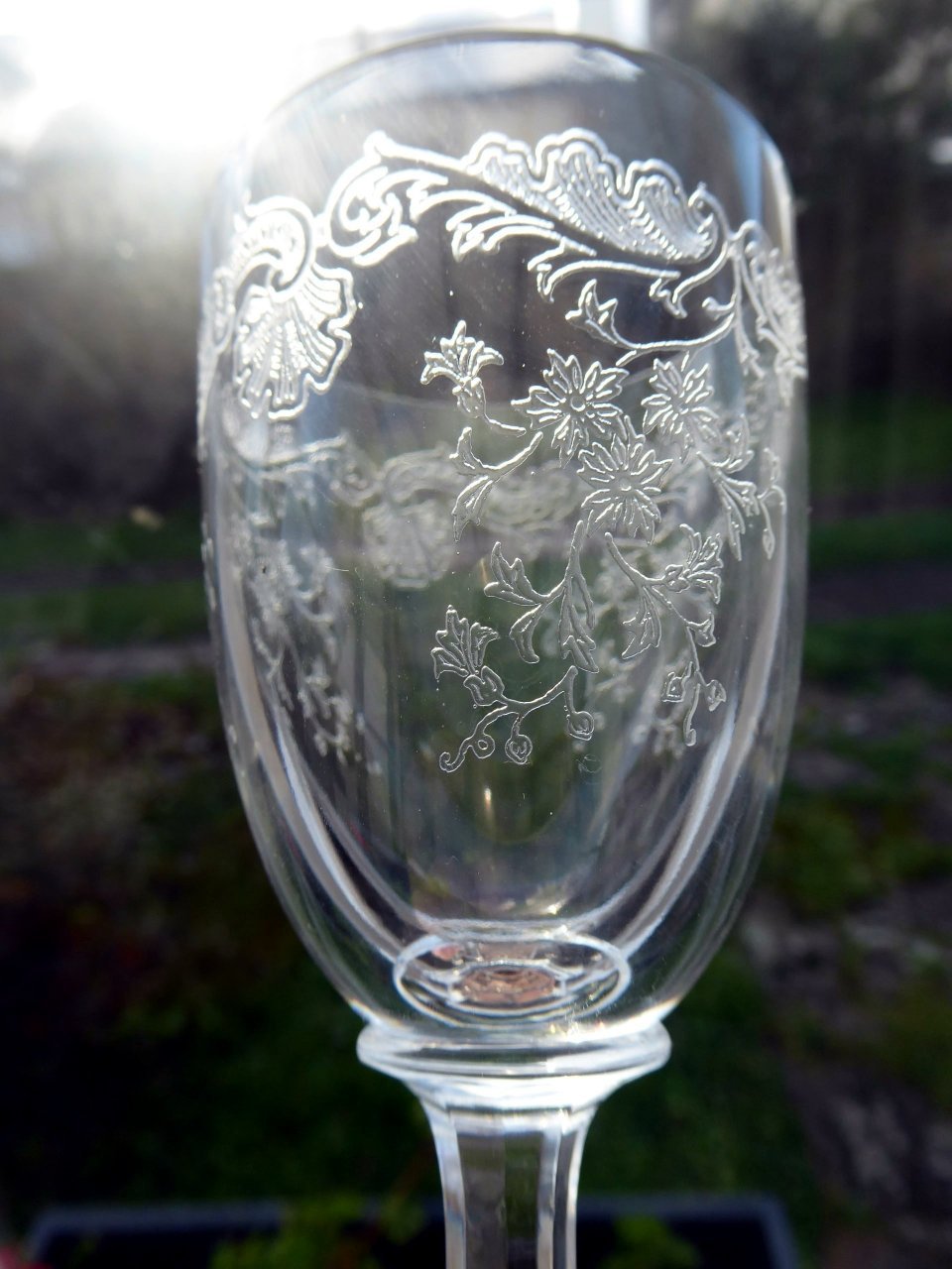 verre cristal saint louis cleo