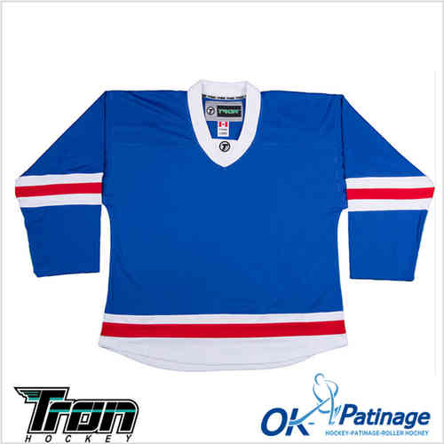 Tron maillot DJ300 New York Rangers bleu-0008
