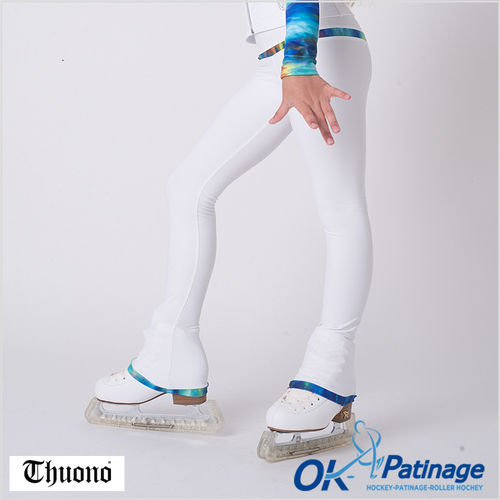Thuono pantalon LOOP blanc/bleu