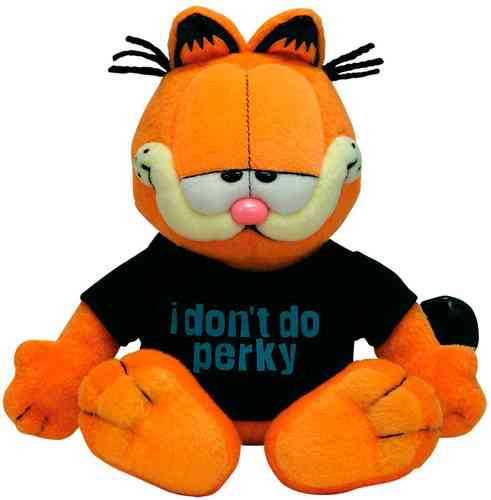 peluche Garfield I Dont Do Perky 20 cm