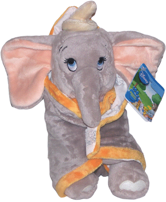 Peluche Dumbo Disney Avec Couverture 25 cm