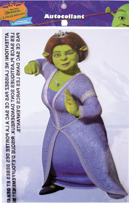 Sticker Shrek Princesse Fiona Mural Geant 33 cm