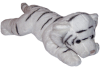 Peluche Nicotoy Tigre Blanc de la jungle 25 cm
