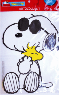 Sticker Snoopy avec Woodstock 34 cm