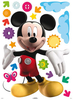 Sticker Mickey Repositionnable 50x70 cm