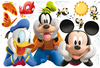 Sticker Geant Mickey 70x100
