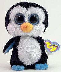Peluche Beanie Boo's 20 cm Waddles le pingouin