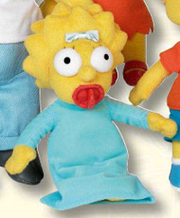 Peluche Simpsons Maggie 20 cm