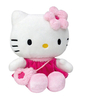 Peluche Hello Kitty 27 cm Robe Rose