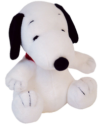 Peluche Snoopy ultra douce 30 cm assis