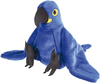 Peluche Perroquet Macaw Bleu 30 cm
