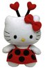 Peluche Hello Kitty Coeur Coccinelle 15 cm