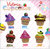 Peluche Victoria's cupcakes