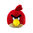 Peluche Angry Birds Rouge 40 cm