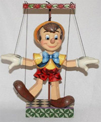 Figurine de collection Disney Traditions Pinocchio Marionette