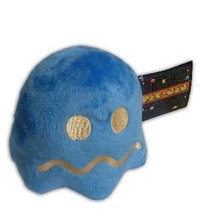 Peluche Pac Man 15 cm Fantôme Ghost Bleu 15 cm