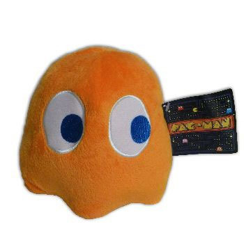 Peluche Pac Man Clyde orange 15 cm