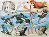 Puzzle Bois animaux aquatiques 40 cm