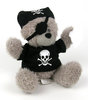 Peluche Ours Pirate 20 cm assis