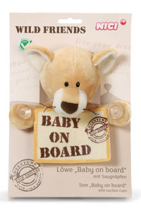 Peluche Nici Baby on Board Lion