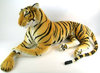 Peluche Tigre Roux  réaliste geant  160 cm de long