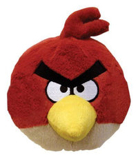 Peluche Angry Birds Sonore rouge 10 cm