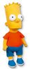 Peluche Bart Simpson 50 cm
