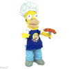 Peluche homer Simpson en Cuisinier 40 cm