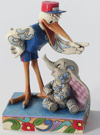 Figurine de Collection Disney Tradition Dumbo  Cigogne