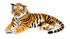 Peluche Tigre Roux couché réaliste 85 cm