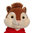 Peluche Alvin et les Chipmunks Alvin 20 cm