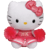Peluche Hello Kitty Pom Pom Girl 33 cm