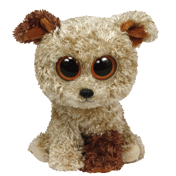 Peluche TY Beanie Boo's Rootbeer le chien 15 cm