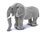 Peluche Elephant geant realiste 70 cm