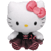 Peluche Hello Kitty Punk 15 cm