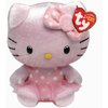 Peluche Hello Kitty Toute rose 15 cm