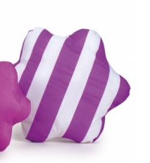 Peluche bonbon Candy crush grande taille violet et blanc