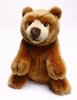 Peluche ours brun assis 30 cm