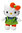 Peluche Hello kitty Fleur orange 10 cm