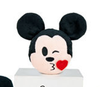 Peluche Disney Emoji Mickey bisou 10 cm