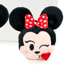 Peluche Disney Emoji Minnie bisou 10 cm