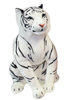 Peluche Tigre blanc assis 62 cm