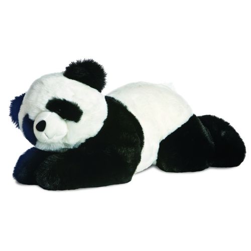 Peluche Panda couchée 65 cm Superflops