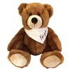 Peluche ours brun avec écharpe 40 cm