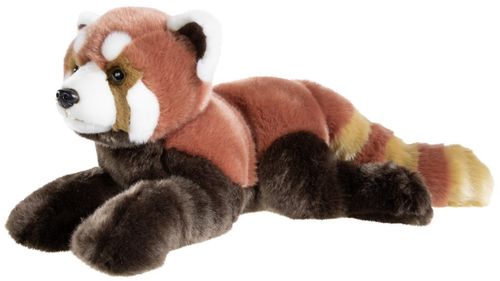 Peluche panda roux couché 40 cm