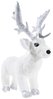 Peluche Cerf blanc de Noël 30 cm