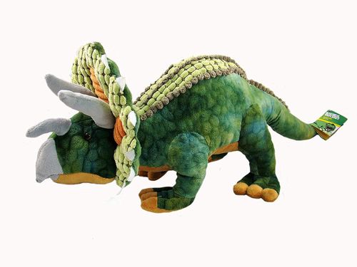 Peluche dinosaure Triceratops geant 63cm